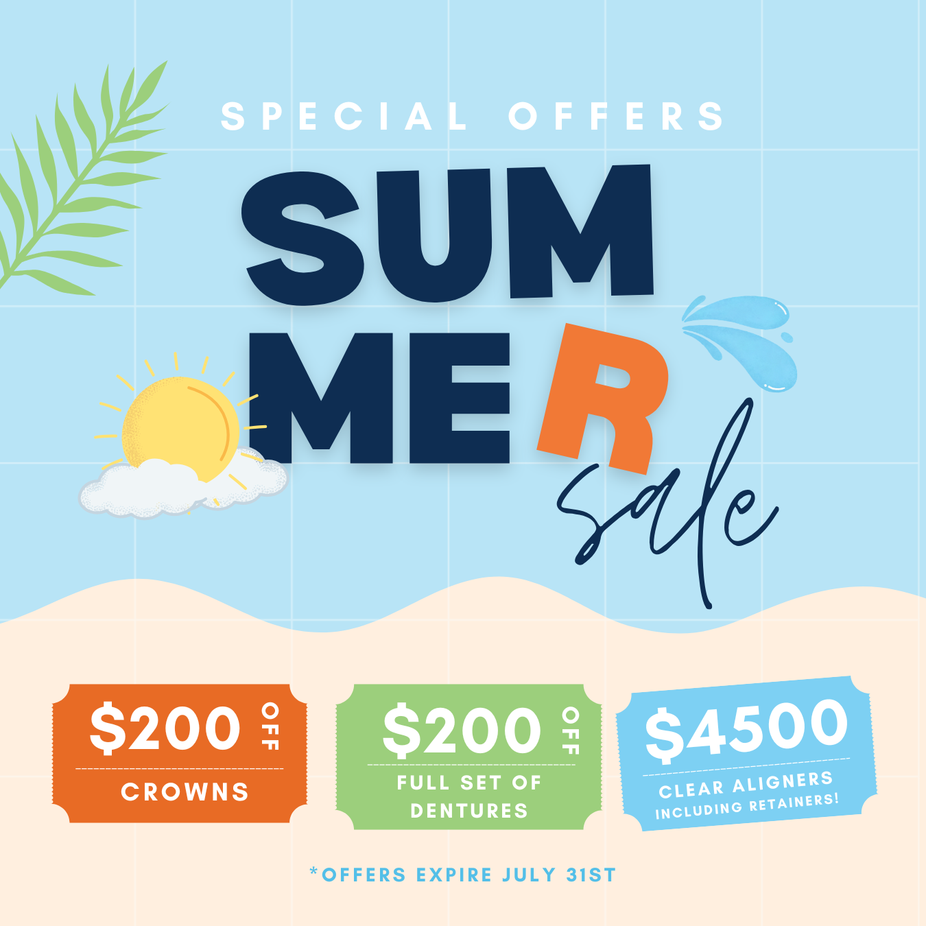 Summer special offers washington road